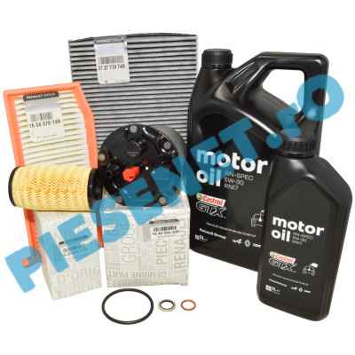 Pachet Revizie Ulei si Filtre Motor 1.5 dCi EURO 6+, LOGAN 2, DUSTER 2, Original Renault Cu AdBlue® Pachet Revizie Ulei si Filtre Motor 1.5 dCi EURO 6+, LOGAN 2, DUSTER 2, Original Renault Cu AdBlue®