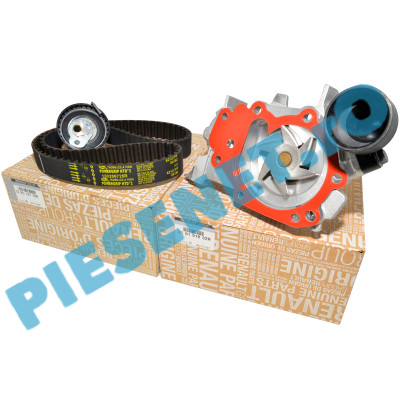 Pachet Kit Distributie Si Pompa Apa 1.2 16Valve, LOGAN 2, SANDERO 2, Original Renault 130C16776R + 210101832R