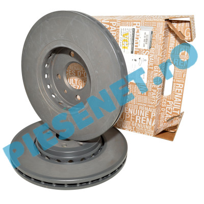 Set Discuri Frana JOGGER, DOKKER, CLIO 4, Originale Renault 402068053R (402065616R) Set Discuri Frana JOGGER, DOKKER, CLIO 4, Originale Renault 402068053R (402065616R)
