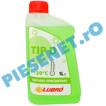 Antigel Verde Tip D Concentrat (1:1 -30º C) LUBRO PITESTI Antigel Verde Tip D Concentrat (1:1 -30º C) LUBRO PITESTI