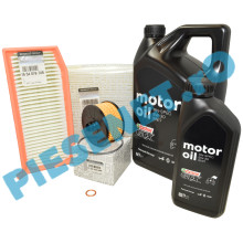 Pachet Revizie DUSTER 2 1.3 TCe Ulei Renault 5W30 RN17 + Filtre Originale