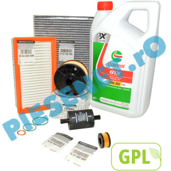 Pachet Revizie DUSTER 2 ECO-G 100, Motor 1.0TCe Cu GPL CASTROL RN17 15F6E5 Pachet Revizie DUSTER 2 ECO-G 100, Motor 1.0TCe Cu GPL CASTROL RN17 15F6E5