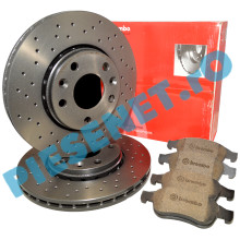 Pachet Placute Frana Ceramice si Discuri Frana PERFORATE, DUSTER 3, DUSTER 2, DUSTER, MEGANE 3, BREMBO XTRA LINE 09.A727.1X + P68050X Pachet Placute Frana Ceramice si Discuri Frana PERFORATE, DUSTER 3, DUSTER 2, DUSTER, MEGANE 3, BREMBO XTRA LINE 09.A727.1X + P68050X