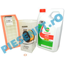 Pachet Revizie Motor 0.9TCe, LOGAN 2, SANDERO 2, (Fara GPL), Filtre Renault Si Castrol RN17