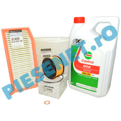 Pachet Revizie Motor 0.9TCe, LOGAN 2, SANDERO 2, (Fara GPL), Filtre Renault Si Castrol RN17 Pachet Revizie Motor 0.9TCe, LOGAN 2, SANDERO 2, (Fara GPL), Filtre Renault Si Castrol RN17