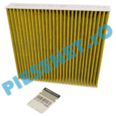 Filtru Habitaclu LOGAN 3, SANDERO 3, JOGGER, Cu Polifenol Si Carbon Activ Cu Efect AntiBacterial Si AntiAlergic, Original Renault 272777764R Filtru Habitaclu LOGAN 3, SANDERO 3, JOGGER, Cu Polifenol Si Carbon Activ Cu Efect AntiBacterial Si AntiAlergic, Original Renault 272777764R