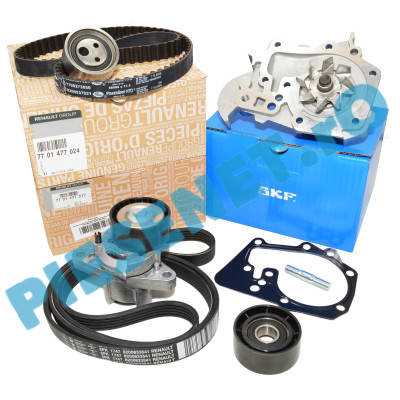 Kit Distributie, Pompa Apa Si Kit Accesorii 1.4MPI-1.6MPI, LOGAN 1, CLIO 1-2, Renault Si SKF, 7701477024 + SKF VKPC 86415 + 7701477517 Kit Distributie, Pompa Apa Si Kit Accesorii 1.4MPI-1.6MPI, LOGAN 1, CLIO 1-2, Renault Si SKF, 7701477024 + SKF VKPC 86415 + 7701477517