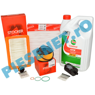 KIT Revizie LOGAN 3, SANDERO 3, JOGGER 1.0TCe ECO G-100, CASTROL RN17 Si Filtre After-Market STOCKER KIT Revizie LOGAN 3, SANDERO 3, JOGGER 1.0TCe ECO G-100, CASTROL RN17 Si Filtre After-Market STOCKER