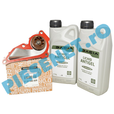 Pachet Revizie Pompa Apa 1.0TCe-1.3TCe, Logan 3/2, Sandero 3/2, Duster 2/3, Renault 210104880R + 7711949706