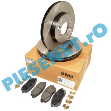 Set Discuri Si Placute Frana Dacia Spring Originale Renault 402068279R + 410609323R Set Discuri Si Placute Frana Dacia Spring Originale Renault 402068279R + 410609323R