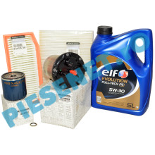 Pachet Revizie DOKKER, LODGY, 1.5dCi EURO 6-5, Filtre Renault si Ulei ELF DPF, (Fara ADBLUE), Clasic