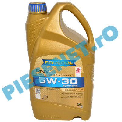 Ulei Motor RAVENOL RNV 5W-30 RN17 CleanSynto pentru Renault și Dacia