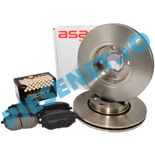Pachet Placute si Discuri Frana LOGAN 3, SANDERO 3, JOGGER, Première Classe FPF.580 + ASAM 55751
