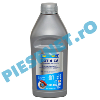 Lichid Frana RAVENOL DOT4 LV 1L LOGAN 3, DUSTER 2, JOGGER, DOKKER, LOGAN 2, 1350605-001-01-000