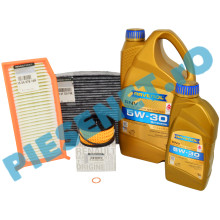 Pachet Revizie DUSTER 2 1.3TCe, DOKKER 1.3TCe, Cu RAVENOL RN17 5w30 Si Filtre Originale Renault C.A.