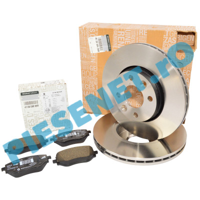 Pachet Discuri si Placute Frana LOGAN 3, SANDERO 3, JOGGER, Originale Renault 402060405R + 410608885R