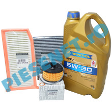 Pachet Revizie 0.9 TCe & 1.0 TCe, LOGAN 2, SANDERO 2, RAVENOL RNV 5W30 RN17 + Filtre Renault Pachet Revizie 0.9 TCe & 1.0 TCe, LOGAN 2, SANDERO 2, RAVENOL RNV 5W30 RN17 + Filtre Renault