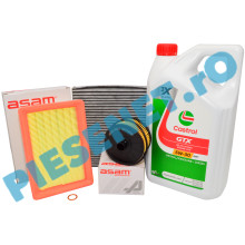 Pachet Revizie Logan 3, Sandero 3, Jogger, Motor 1.0 TCe cu Filtre ASAM și Ulei Castrol GTX 5W30 RN17