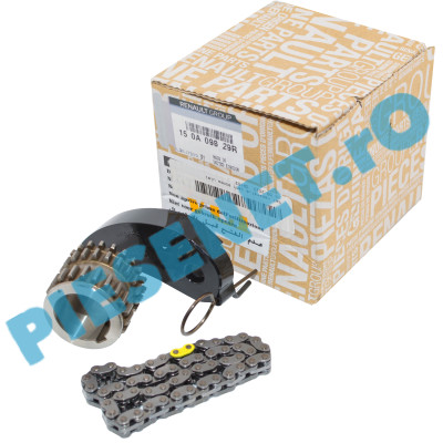 Kit Lanț, Patină și Pinion Arbore Cotit Pentru Pompa Ulei 1.0 TCe Logan 3, Sandero 3, Duster 2, Duster 3 Original Renault 150A09829R Kit Lanț, Patină și Pinion Arbore Cotit Pentru Pompa Ulei 1.0 TCe Logan 3, Sandero 3, Duster 2, Duster 3 Original Renault 150A09829R