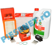 Pachet Revizie DUSTER 2 1.0 TCe ECO G-100 (2021+), Ulei CASTROL RN17 + Filtre STOCKER & Renault Pachet Revizie DUSTER 2 1.0 TCe ECO G-100 (2021+), Ulei CASTROL RN17 + Filtre STOCKER & Renault