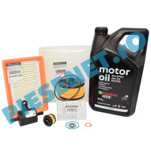 Pachet Revizie Complet DUSTER 3 1.0 TCe ECO G-100, (2024+) Ulei Renault GTX 0W20 RN17FE + Filtre Originale Renault Pachet Revizie Complet DUSTER 3 1.0 TCe ECO G-100, (2024+) Ulei Renault GTX 0W20 RN17FE + Filtre Originale Renault