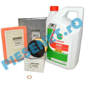 Pachet Revizie LOGAN 3, SANDERO 3, JOGGER, Motor 1.0TCe, Fara GPL C.A. CASTROL RN17 15F6E5