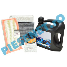 Pachet Revizie Logan 2 / Sandero 2 0.9 TCe cu/fără GPL, Filtre Renault + Ulei Dacia Premium 5W30
