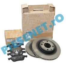 Plăcuțe și Discuri Frână Jogger Cu 7 Locuri Originale Renault 402065616R + 410A13730R Plăcuțe și Discuri Frână Jogger Cu 7 Locuri Originale Renault 402065616R + 410A13730R