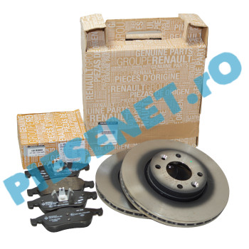 Plăcuțe și Discuri Frână Jogger Cu 7 Locuri Originale Renault 402065616R + 410A13730R Plăcuțe și Discuri Frână Jogger Cu 7 Locuri Originale Renault 402065616R + 410A13730R