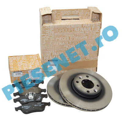 Plăcuțe și Discuri Frână Jogger Cu 7 Locuri Originale Renault 402065616R + 410A13730R Plăcuțe și Discuri Frână Jogger Cu 7 Locuri Originale Renault 402065616R + 410A13730R