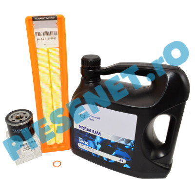 Pachet Revizie 1.2 16V Logan 1, Sandero 1, Logan 2, Sandero 2, Dacia Oil 5W30 + filtre Renault
