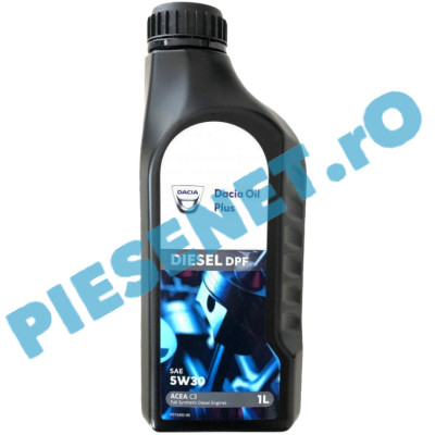 Ulei Dacia Oil Plus Diesel DPF 5W30 1L, 6002005671 Ulei Dacia Oil Plus Diesel DPF 5W30 1L, 6002005671