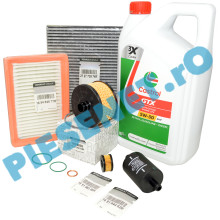Pachet Revizie Ulei si Filtre LOGAN 3, SANDERO 3, JOGGER, Motor 1.0TCe ECO-G 100, Cu GPL, C.A. CASTROL RN17