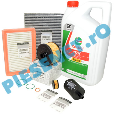 Pachet Revizie Ulei si Filtre LOGAN 3, SANDERO 3, JOGGER, Motor 1.0TCe ECO-G 100, Cu GPL, C.A. CASTROL RN17 Pachet Revizie Ulei si Filtre LOGAN 3, SANDERO 3, JOGGER, Motor 1.0TCe ECO-G 100, Cu GPL, C.A. CASTROL RN17
