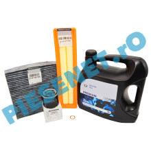 Pachet Revizie Logan 2, Sandero 2 1.2 16Valve, Dacia Oil 5W30 + Filtre Renault