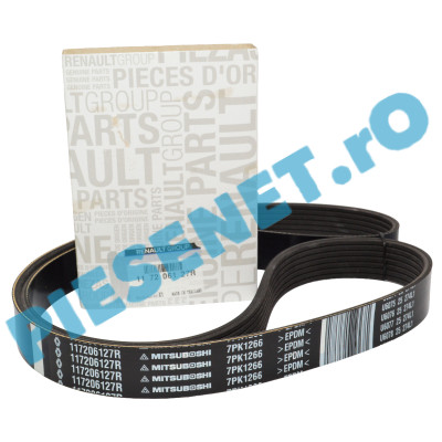 Curea Elastică Accesorii 1.2 TCe / ECO-G 120 Logan 3, Sandero 3, Jogger Facelift 2026, Originală Renault 117206127R Curea Elastică Accesorii 1.2 TCe / ECO-G 120 Logan 3, Sandero 3, Jogger Facelift 2026, Originală Renault 117206127R