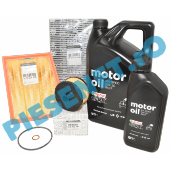 Pachet Revizie 1.3 TCe Megane 4, Talisman, Scenic 4, Ulei Renault 0W20 RN17FE 6L + Filtre Originale