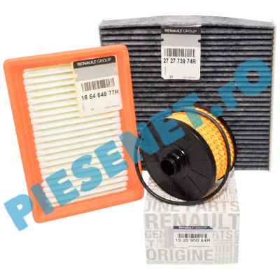 Pachet Filtre Revizie Logan 3, Sandero 3, Jogger 1.0 TCe / ECO-G 100, Original Renault