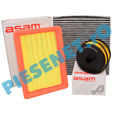 Pachet Filtre Revizie Logan 3, Sandero 3, Jogger 2021-2026+ , ASAM 80923 + 57667 + 01416 Pachet Filtre Revizie Logan 3, Sandero 3, Jogger 2021-2026+ , ASAM 80923 + 57667 + 01416