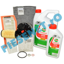 Pachet Revizie Ulei si Filtre Motor 1.5dCi EURO 6+, Cu ADBLUE®, LOGAN 2, DUSTER 2, CASTROL RN17