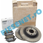 Pachet Placute si Discuri Frana LOGAN 3, SANDERO 3, JOGGER, Originale Renault 410608885R + 402060405R (fost 402062650R) Pachet Placute si Discuri Frana LOGAN 3, SANDERO 3, JOGGER, Originale Renault 410608885R + 402060405R (fost 402062650R)