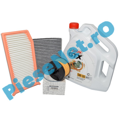 Pachet Revizie Motor 0.9TCe, LOGAN 2, SANDERO 2, (Fara GPL), CASTROL RN17, STOCKER