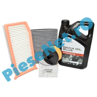 Pachet Revizie Motor 0.9TCe, 1.0TCe, LOGAN 2, SANDERO 2, DACIA OIL PREMIUM PLUS 5W30, STOCKER Pachet Revizie Motor 0.9TCe, 1.0TCe, LOGAN 2, SANDERO 2, DACIA OIL PREMIUM PLUS 5W30, STOCKER