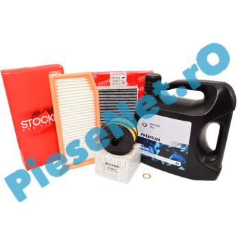 Pachet Revizie Motor 0.9TCe, 1.0TCe, LOGAN 2, SANDERO 2, DACIA OIL PREMIUM PLUS 5W30, RENAULT + STOCKER Pachet Revizie Motor 0.9TCe, 1.0TCe, LOGAN 2, SANDERO 2, DACIA OIL PREMIUM PLUS 5W30, RENAULT + STOCKER
