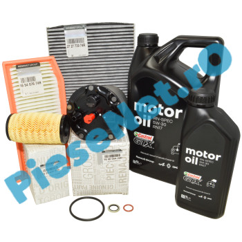 Pachet Revizie Ulei si Filtre Motor 1.5 dCi EURO 6+, LOGAN 2, DUSTER 2, Original Renault Cu AdBlue®