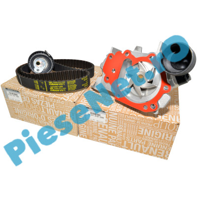 Pachet Kit Distributie Si Pompa Apa 1.2 16Valve, LOGAN 2, SANDERO 2, Original Renault 130C16776R + 210101832R