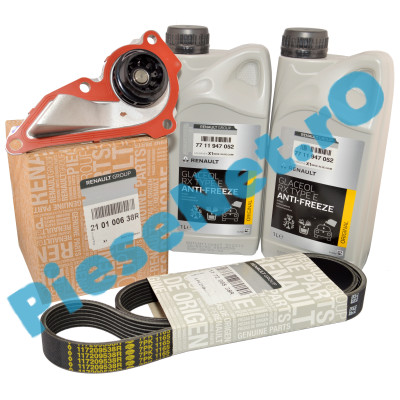 Pachet Revizie Pompa Apa 1.0TCe, LOGAN 3, DUSTER 2, JOGGER, LOGAN 2, Renault 210100638R + 117209538R + 7711947052