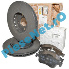 Pachet Placute si Discuri Frana DOKKER EXPRESS (VAN), LODGY 1.5dCi, Originale Renault 402068053R + 410A12582R (410605961R)
