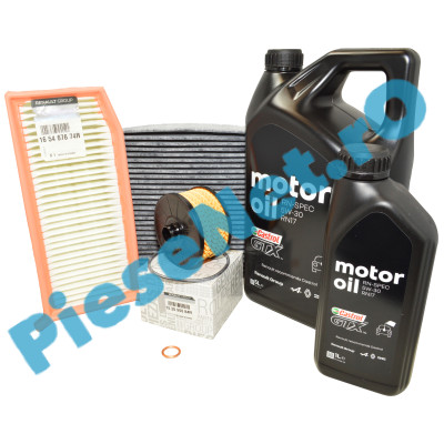 Pachet Revizie Ulei si Filtre DUSTER 2 1.3TCe, DOKKER 1.3TCe, Original Renault