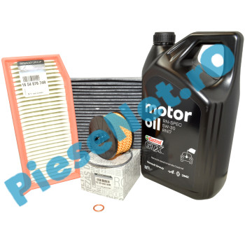 Pachet Revizie Motor 0.9TCe, LOGAN 2, SANDERO 2, (Fara GPL), Original Renault Carbon